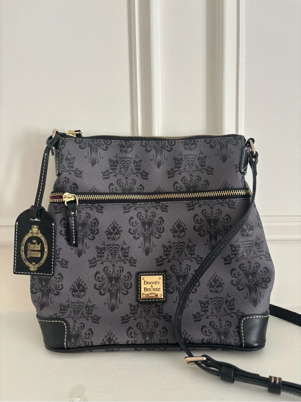 Dooney & Bourke Disney Haunted Mansion Wallpaper Crossbody Bag